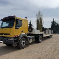 Ensemble routier - Porte engin