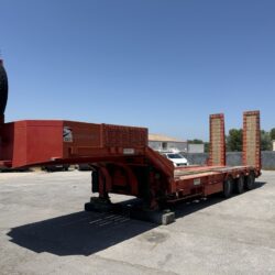 Semi remorque porte-engins 3 essieux